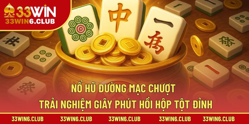 Nổ Hũ Đường Mạc Chượt – Trải Nghiệm Giây Phút Hồi Hộp Tột Đỉnh
